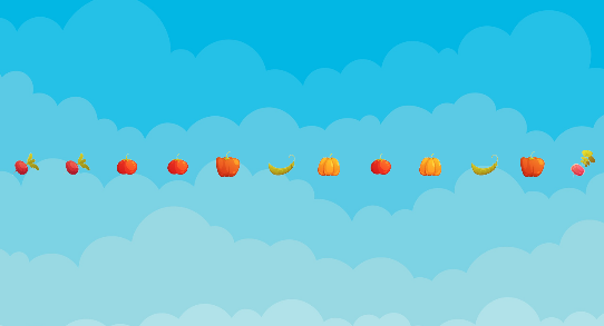 Falling Veggies Game Screenshot